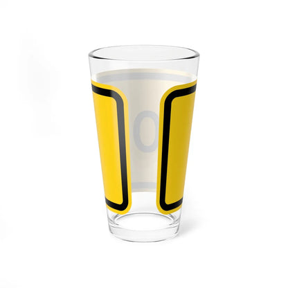 MUTCD-PR W16-2a (Puerto Rico) (Road Sign) Pint Glass 16oz - Go Mug Yourself