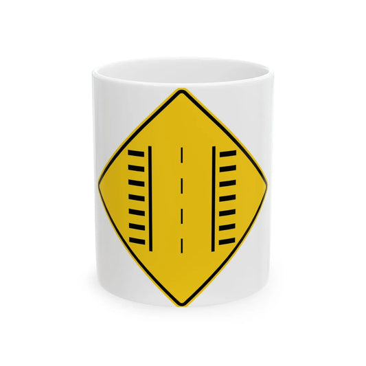 MUTCD-PR W17-3a (Puerto Rico) (Road Sign) White Coffee Mug 11oz - Go Mug Yourself