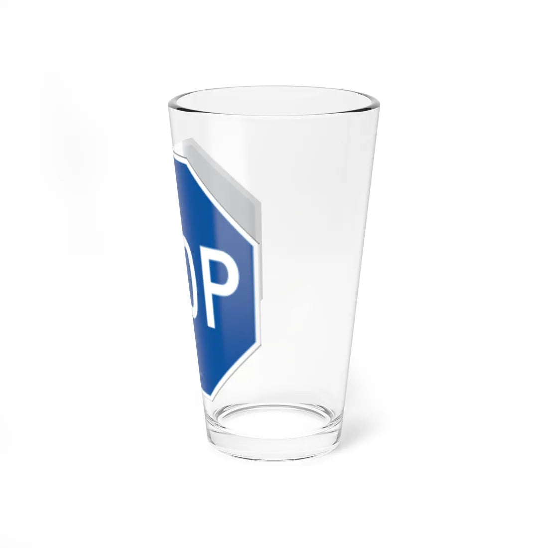 MUTCD R1-1 non-compliant (Hawaii) (Road Sign) Pint Glass 16oz - Go Mug Yourself