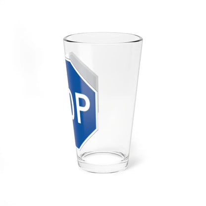 MUTCD R1-1 non-compliant (Hawaii) (Road Sign) Pint Glass 16oz - Go Mug Yourself