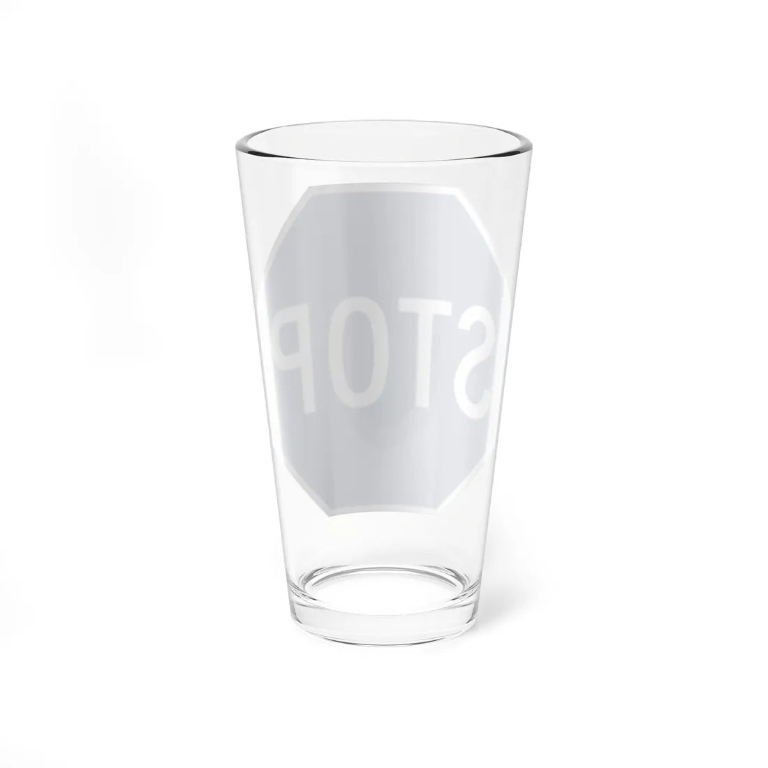 MUTCD R1-1 non-compliant (Hawaii) (Road Sign) Pint Glass 16oz - Go Mug Yourself