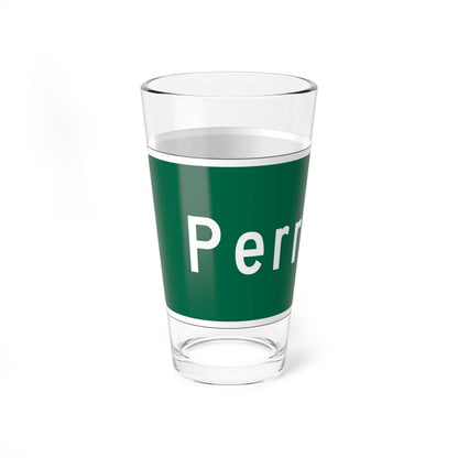 MUTCD-TN TN-2 (Tennessee) (Road Sign) Pint Glass 16oz - Go Mug Yourself