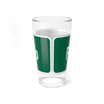 MUTCD-TN TN-2 (Tennessee) (Road Sign) Pint Glass 16oz - Go Mug Yourself