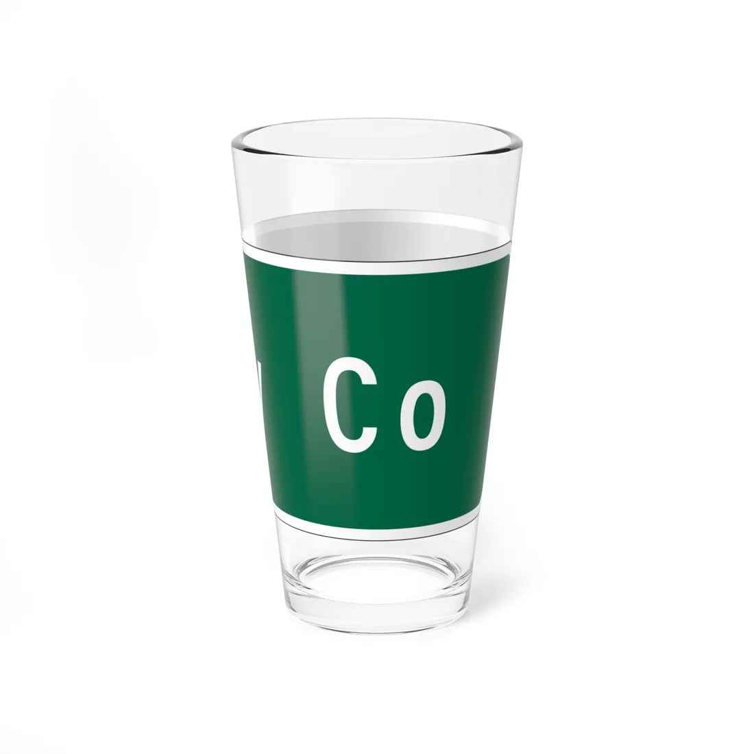 MUTCD-TN TN-2 (Tennessee) (Road Sign) Pint Glass 16oz - Go Mug Yourself