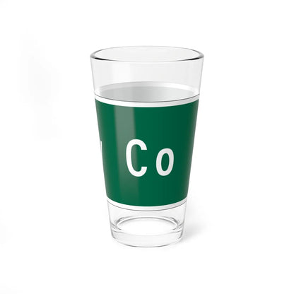 MUTCD-TN TN-2 (Tennessee) (Road Sign) Pint Glass 16oz - Go Mug Yourself