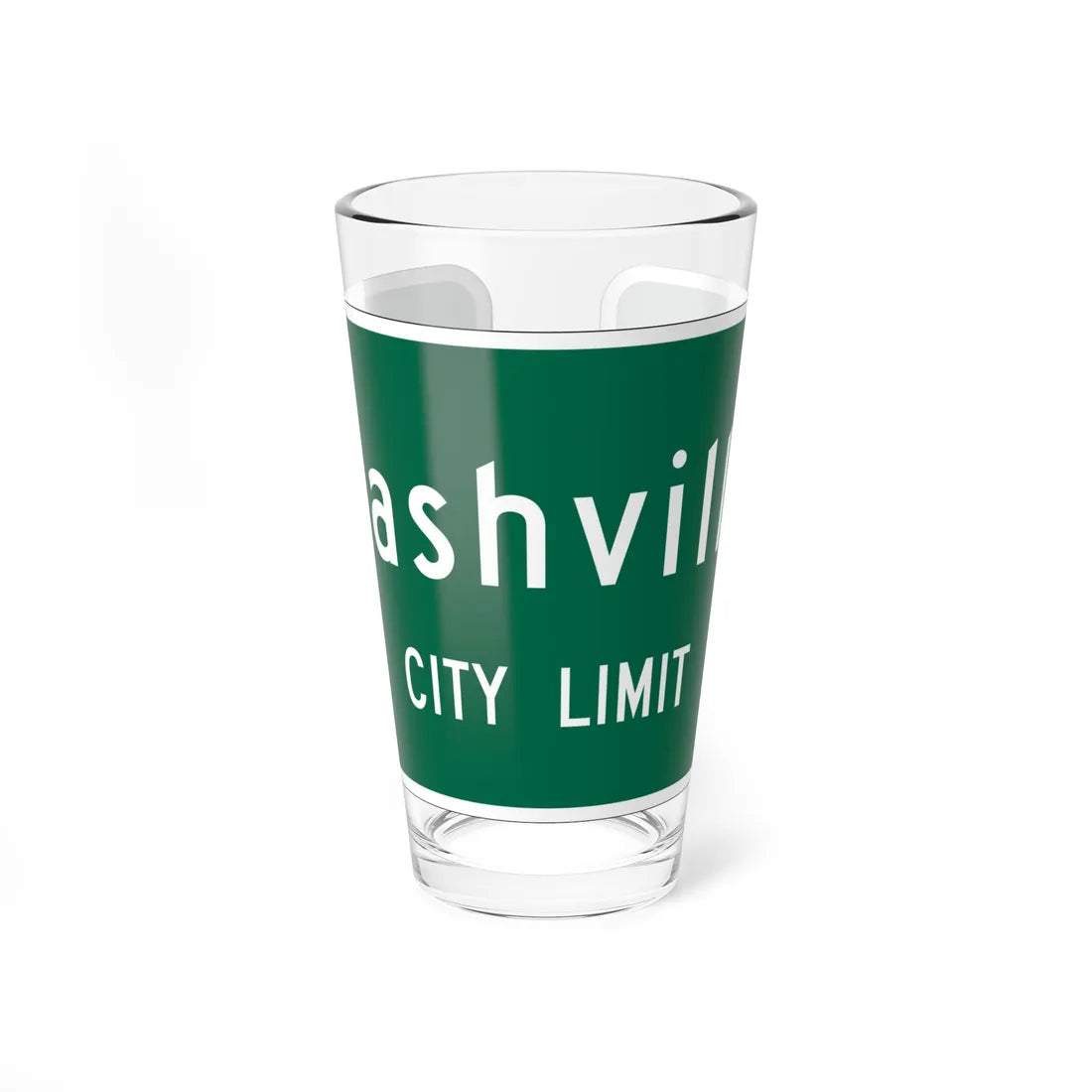MUTCD-TN TN-3 (Tennessee) (Road Sign) Pint Glass 16oz 16oz - Go Mug Yourself