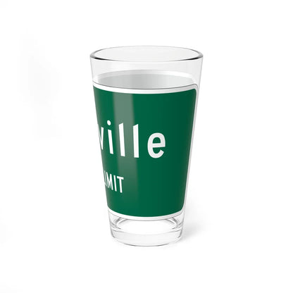 MUTCD-TN TN-3 (Tennessee) (Road Sign) Pint Glass 16oz - Go Mug Yourself