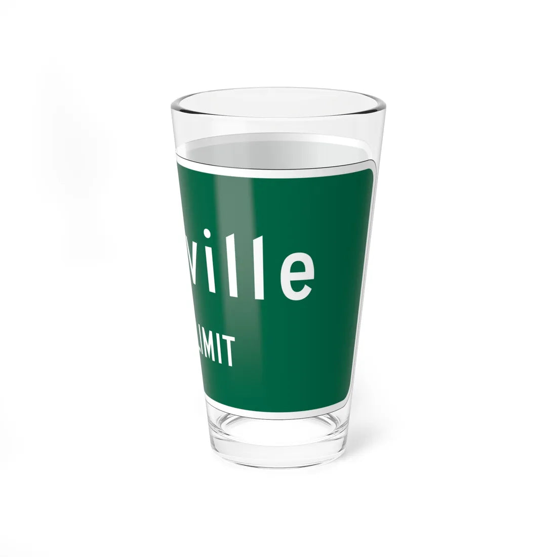 MUTCD-TN TN-3 (Tennessee) (Road Sign) Pint Glass 16oz - Go Mug Yourself