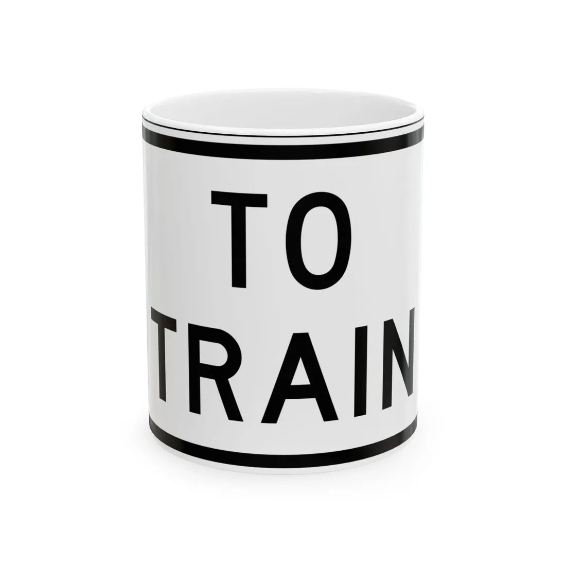 MUTCD-TX R1-2cTP (Texas) (Road Sign) White Coffee Mug 11oz - Go Mug Yourself