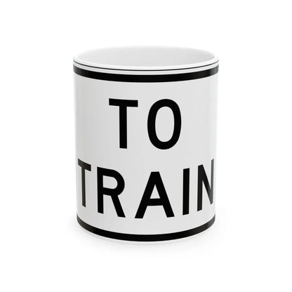 MUTCD-TX R1-2cTP (Texas) (Road Sign) White Coffee Mug 11oz - Go Mug Yourself