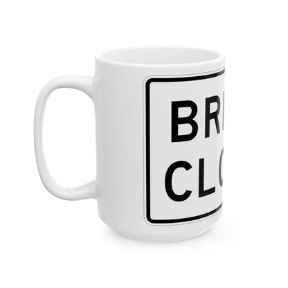 MUTCD-TX R11-2aT (Texas) (Road Sign) White Coffee Mug - Go Mug Yourself