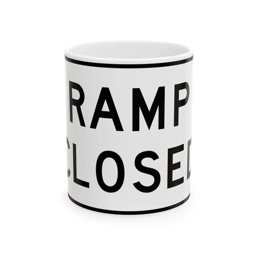 MUTCD-TX R11-2bT (Texas) (Road Sign) White Coffee Mug 11oz - Go Mug Yourself