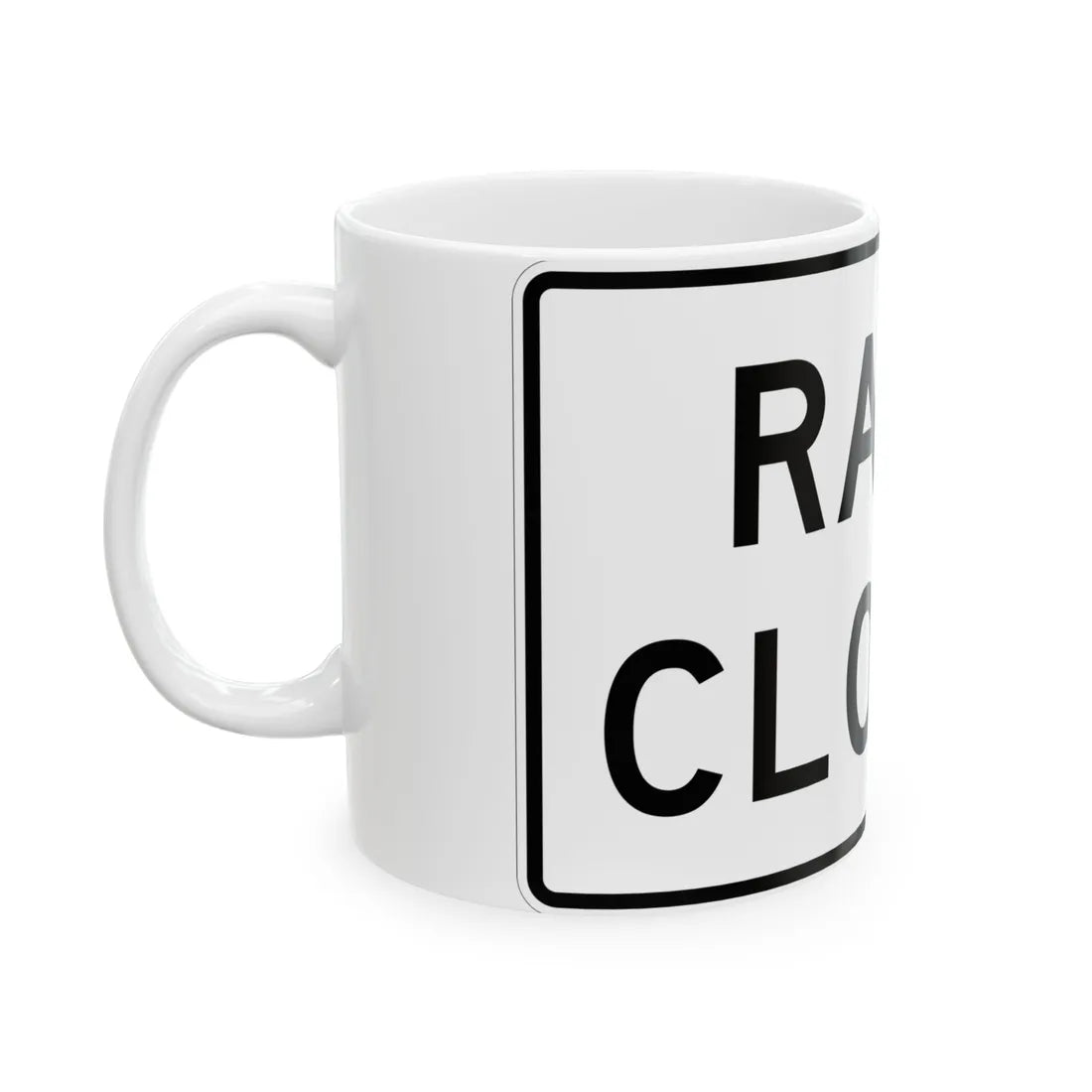 MUTCD-TX R11-2bT (Texas) (Road Sign) White Coffee Mug - Go Mug Yourself