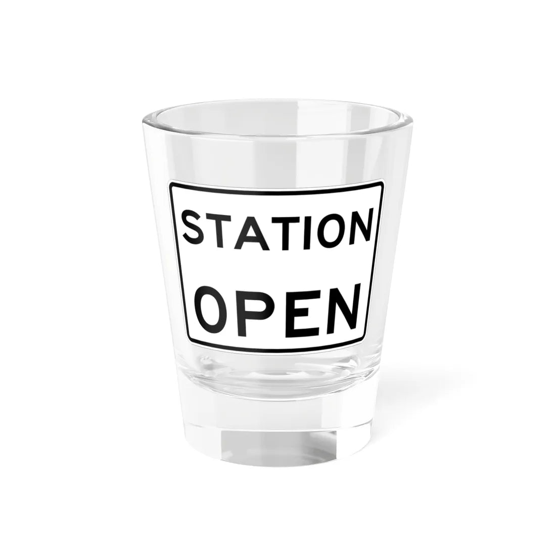 MUTCD-TX R13-7aTP (Texas) (Road Sign) Shot Glass 1.5oz 1.5oz - Go Mug Yourself