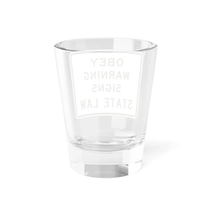 MUTCD-TX R20-3T (Texas) (Road Sign) Shot Glass 1.5oz - Go Mug Yourself