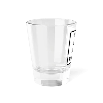 MUTCD-TX R4-3bT (Texas) (Road Sign) Shot Glass 1.5oz - Go Mug Yourself