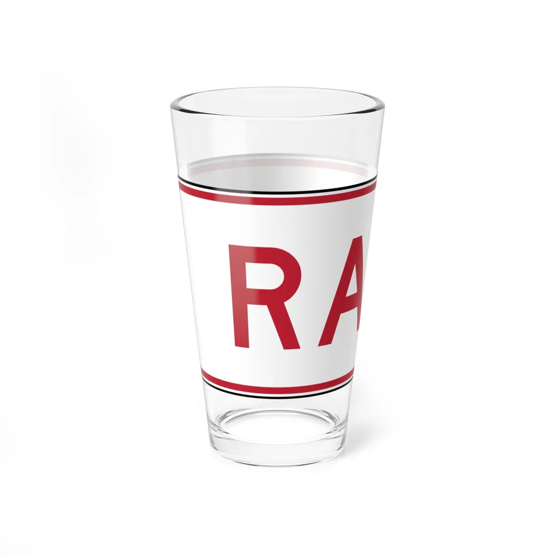 MUTCD-TX R5-1TP (Texas) (Road Sign) Pint Glass 16oz - Go Mug Yourself