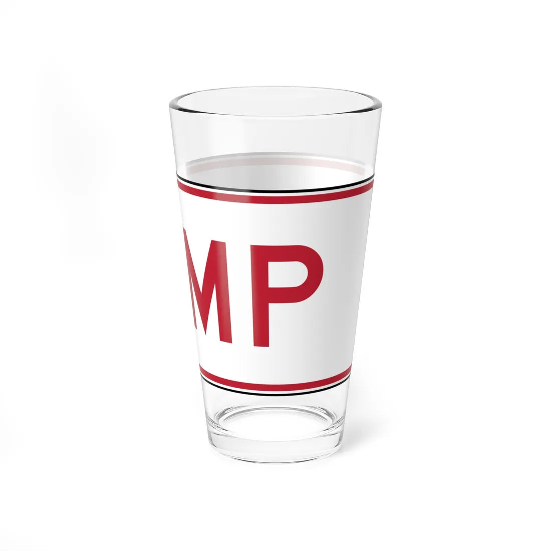 MUTCD-TX R5-1TP (Texas) (Road Sign) Pint Glass 16oz - Go Mug Yourself