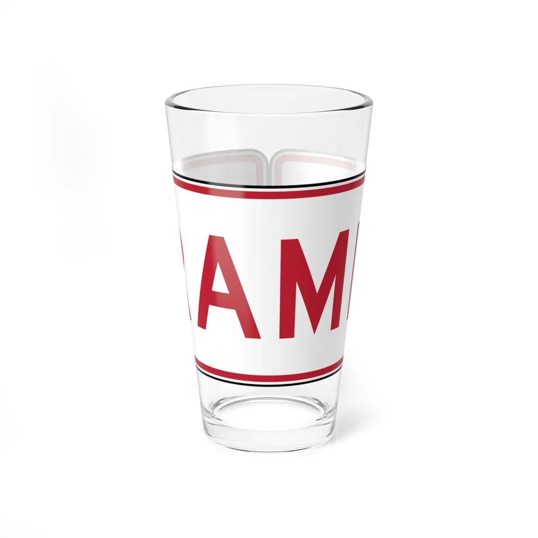 MUTCD-TX R5-1TP (Texas) (Road Sign) Pint Glass 16oz - Go Mug Yourself