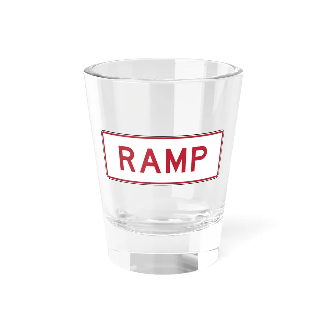MUTCD-TX R5-1TP (Texas) (Road Sign) Shot Glass 1.5oz 1.5oz - Go Mug Yourself