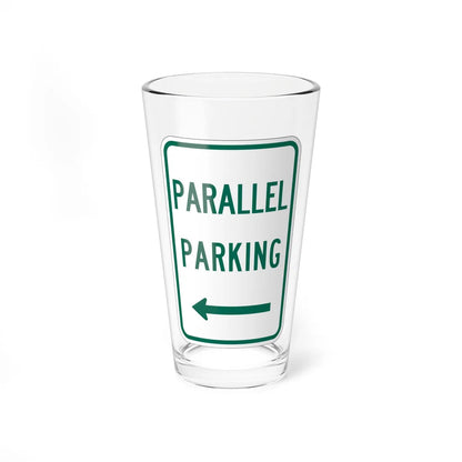 MUTCD-TX R7-11TL (Texas) (Road Sign) Pint Glass 16oz 16oz - Go Mug Yourself