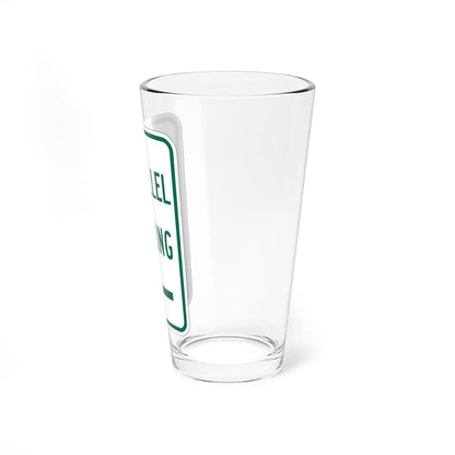 MUTCD-TX R7-11TL (Texas) (Road Sign) Pint Glass 16oz - Go Mug Yourself