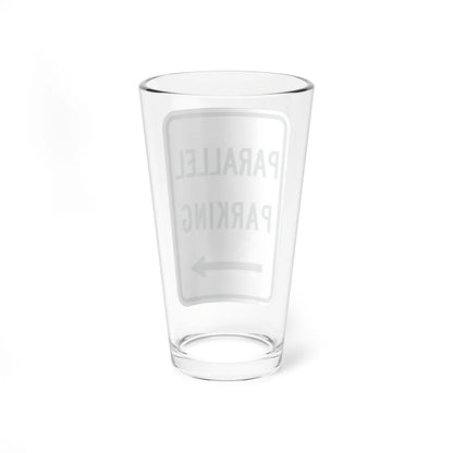 MUTCD-TX R7-11TR (Texas) (Road Sign) Pint Glass 16oz - Go Mug Yourself