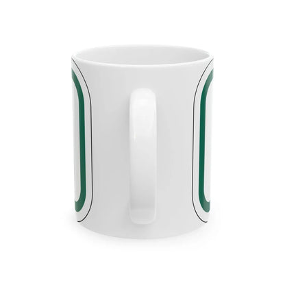 MUTCD-TX R7-202aTP GRN (Texas) (Road Sign) White Coffee Mug - Go Mug Yourself
