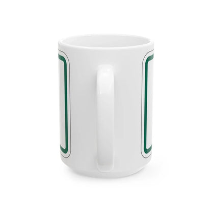 MUTCD-TX R7-8aPT (Texas) (Road Sign) White Coffee Mug - Go Mug Yourself