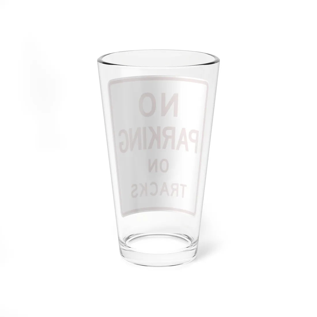 MUTCD-TX R8-1cT (Texas) (Road Sign) Pint Glass 16oz - Go Mug Yourself