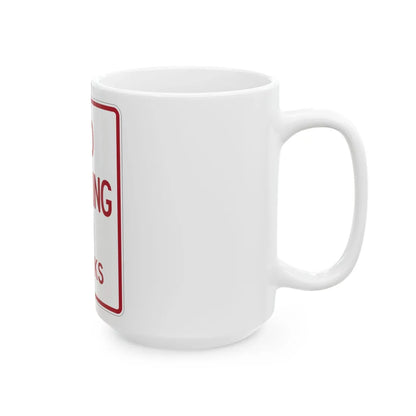 MUTCD-TX R8-1cT (Texas) (Road Sign) White Coffee Mug - Go Mug Yourself