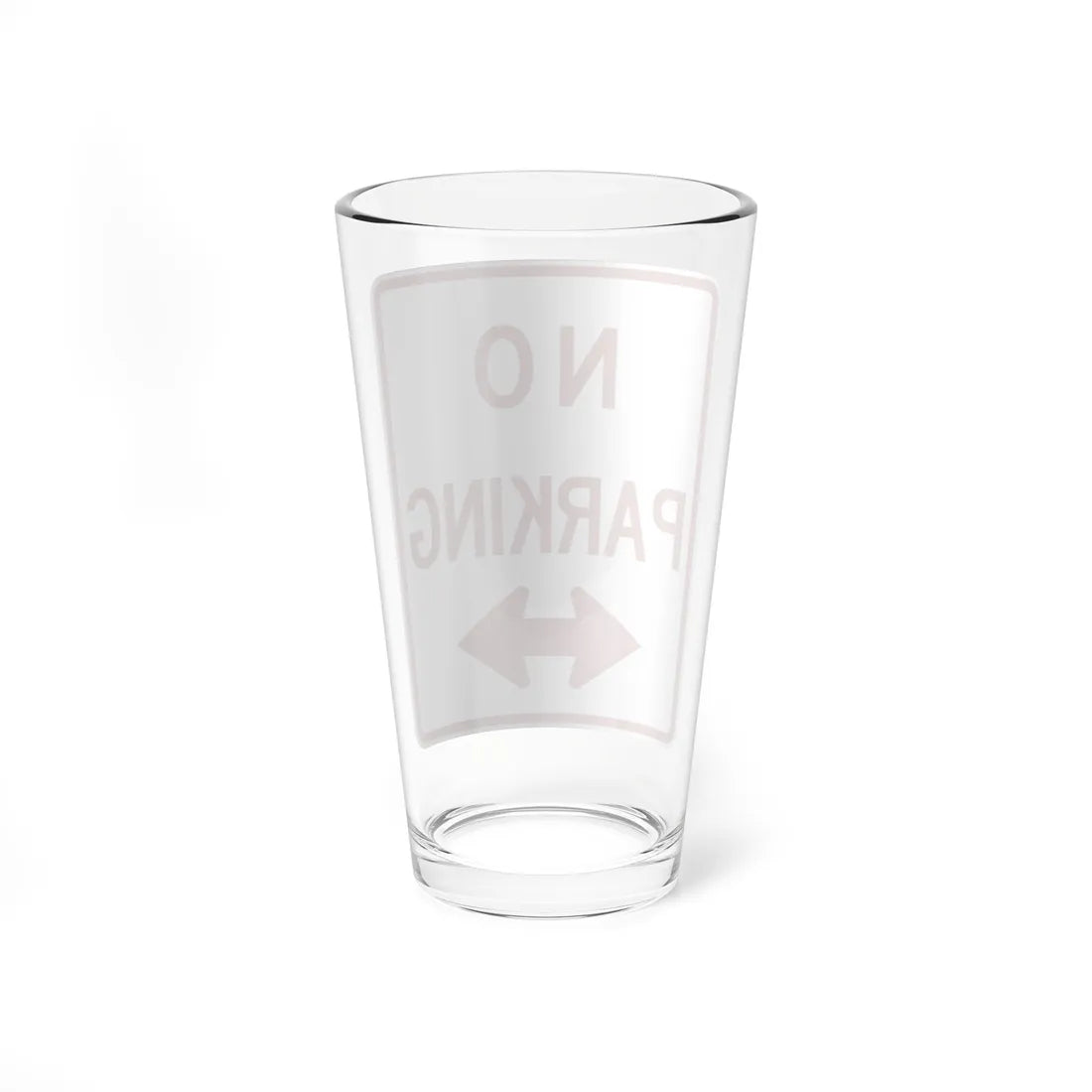 MUTCD-TX R8-3aTDBL (Texas) (Road Sign) Pint Glass 16oz - Go Mug Yourself