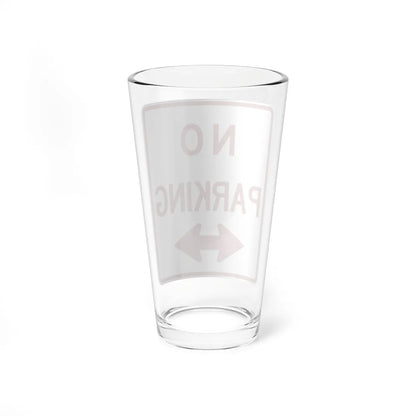 MUTCD-TX R8-3aTDBL (Texas) (Road Sign) Pint Glass 16oz - Go Mug Yourself