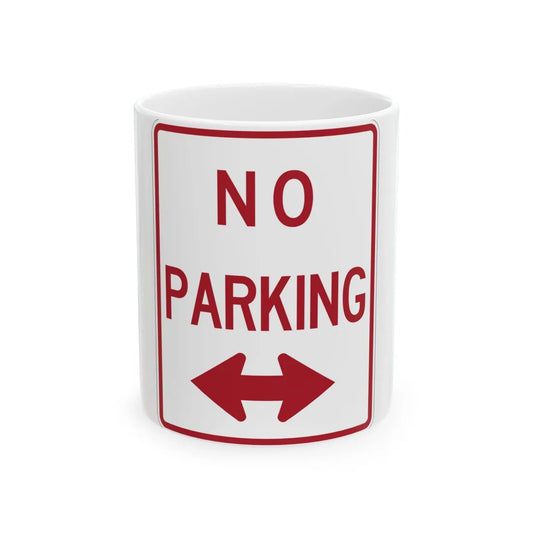 MUTCD-TX R8-3aTDBL (Texas) (Road Sign) White Coffee Mug 11oz - Go Mug Yourself