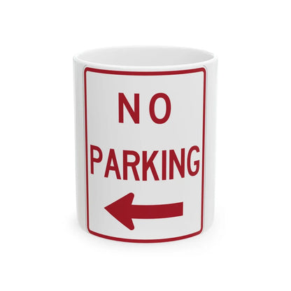 MUTCD-TX R8-3aTL (Texas) (Road Sign) White Coffee Mug 11oz - Go Mug Yourself
