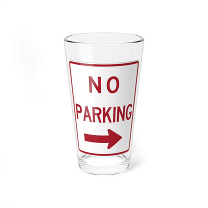 MUTCD-TX R8-3aTR (Texas) (Road Sign) Pint Glass 16oz 16oz - Go Mug Yourself