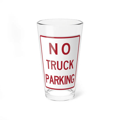 MUTCD-TX R8-3kT (Texas) (Road Sign) Pint Glass 16oz 16oz - Go Mug Yourself