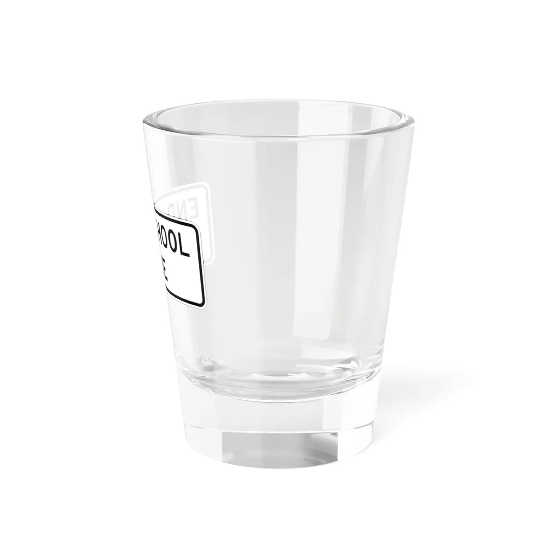 MUTCD-TX S5-2aTP (Texas) (Road Sign) Shot Glass 1.5oz - Go Mug Yourself