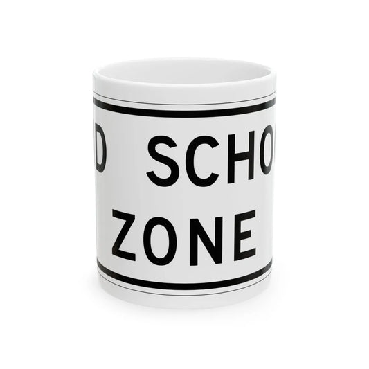 MUTCD-TX S5-2aTP (Texas) (Road Sign) White Coffee Mug 11oz - Go Mug Yourself