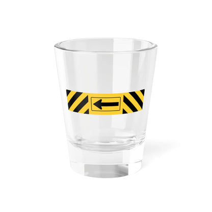 MUTCD-TX W1-9T-L (Texas) (Road Sign) Shot Glass 1.5oz 1.5oz - Go Mug Yourself