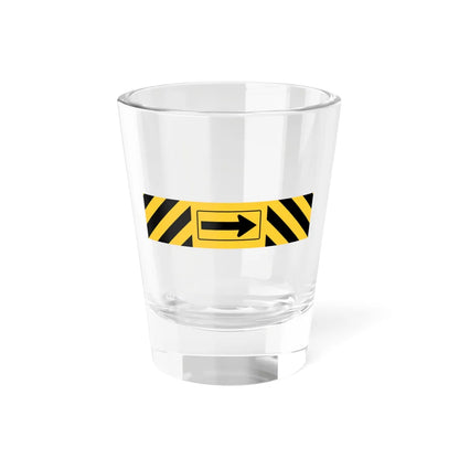 MUTCD-TX W1-9T-R (Texas) (Road Sign) Shot Glass 1.5oz 1.5oz - Go Mug Yourself