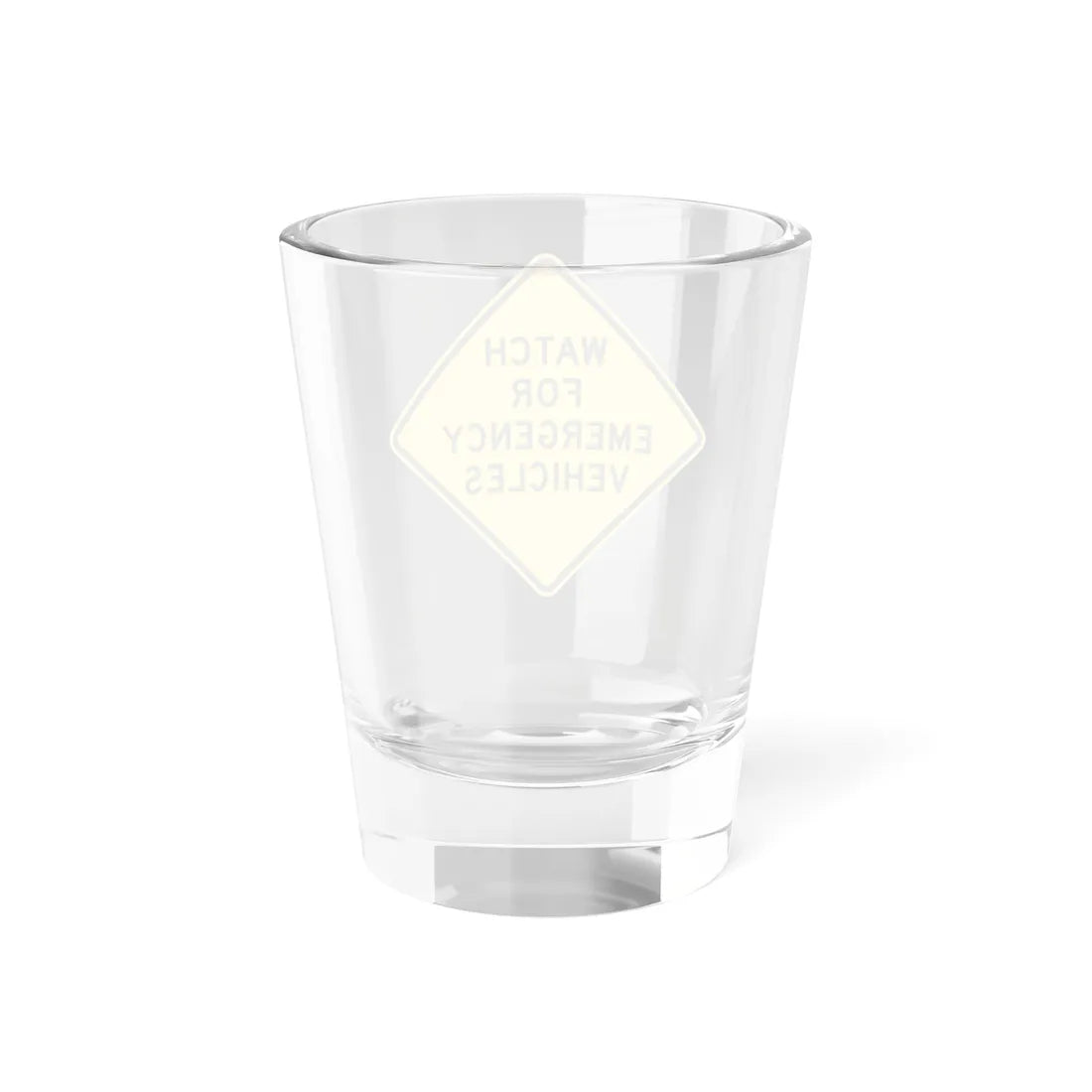 MUTCD-TX W11-12T (Texas) (Road Sign) Shot Glass 1.5oz - Go Mug Yourself