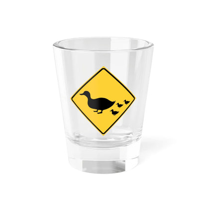 MUTCD-TX W11-25T (Texas) (Road Sign) Shot Glass 1.5oz 1.5oz - Go Mug Yourself