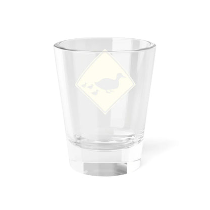 MUTCD-TX W11-25T (Texas) (Road Sign) Shot Glass 1.5oz - Go Mug Yourself