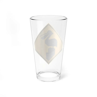 MUTCD-TX W11-26T (Texas) (Road Sign) Pint Glass 16oz - Go Mug Yourself