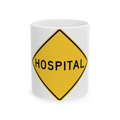 MUTCD-TX W17-5T (Texas) (Road Sign) White Coffee Mug 11oz - Go Mug Yourself