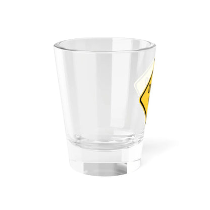 MUTCD-TX W6-1bT (Texas) (Road Sign) Shot Glass 1.5oz - Go Mug Yourself