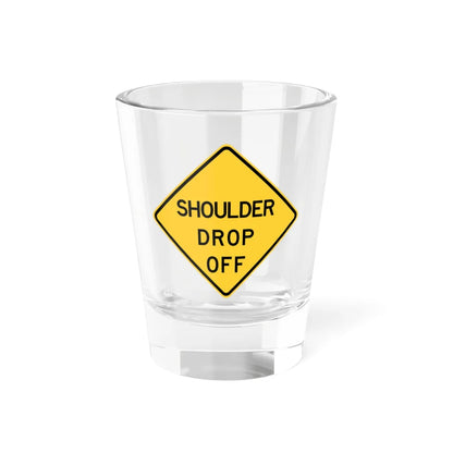 MUTCD-TX W8-9aT (Texas) (Road Sign) Shot Glass 1.5oz 1.5oz - Go Mug Yourself