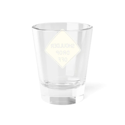 MUTCD-TX W8-9aT (Texas) (Road Sign) Shot Glass 1.5oz - Go Mug Yourself