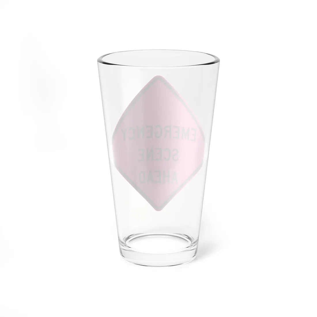 MUTCD-VA EW20-V25 (Virginia) (Road Sign) Pint Glass 16oz - Go Mug Yourself